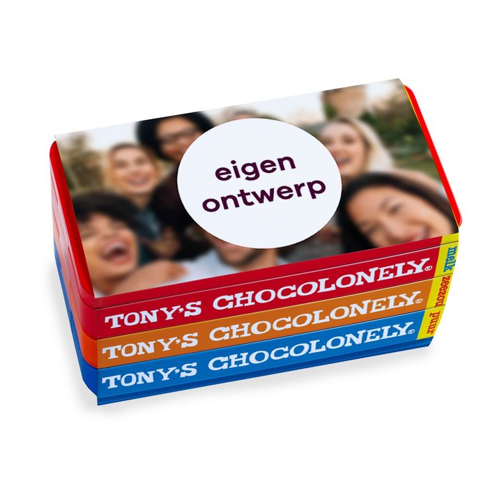 Tony's Chocolonely | Stapelblik | Eigen ontwerp | 540g