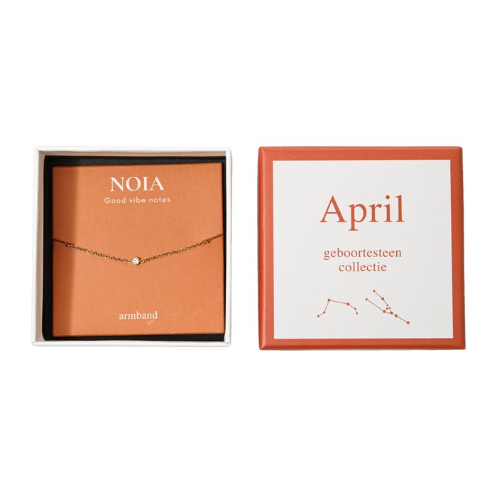 Noia Jewellery | Birthstone | April | Gold