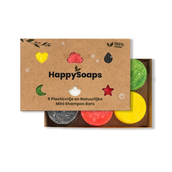 HappySoaps | Mini shampoo | 6 bars