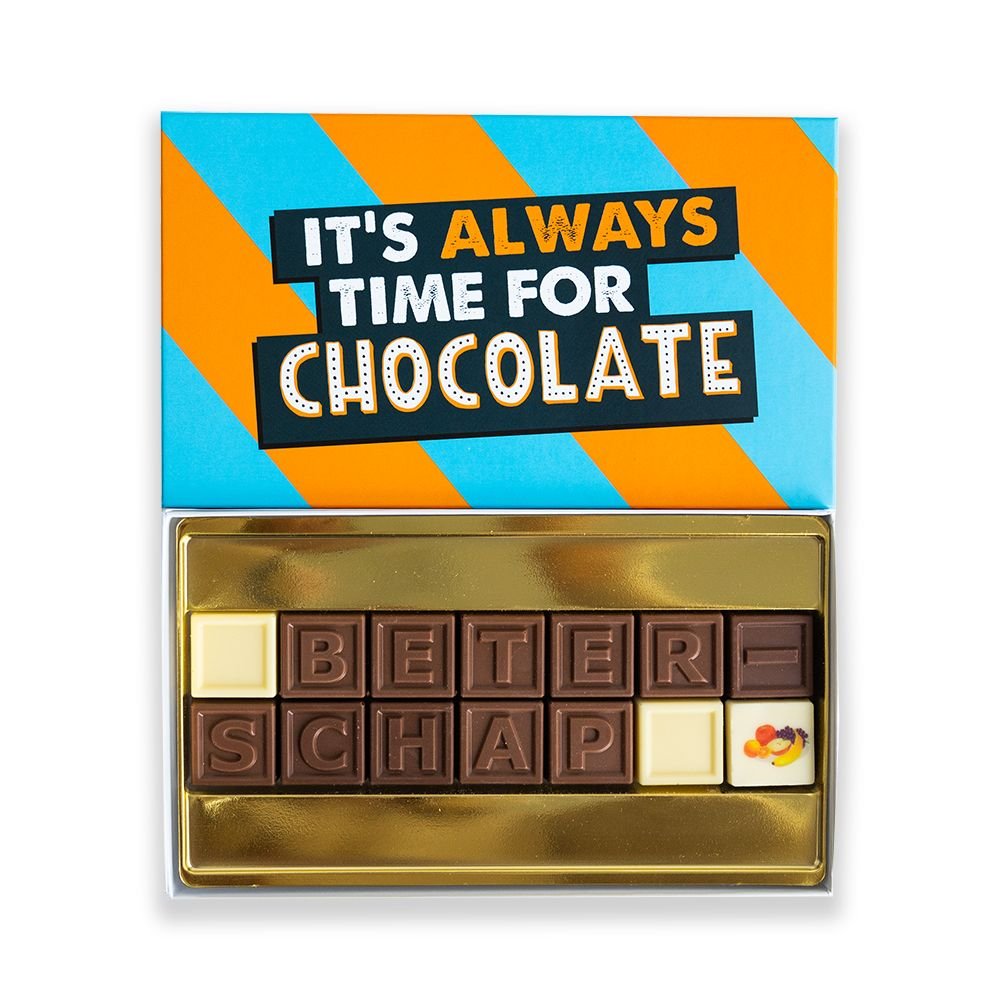 Chocolade telegram - Beterschap - 133g