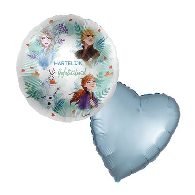 Ballonnen Duo | Hartelijk gefeliciteerd | Frozen
