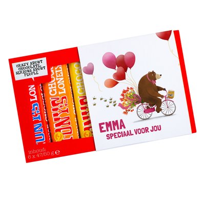Tony’s Chocolonely | Proeverijtje | Speciaal voor jou met eigen naam | 288g
