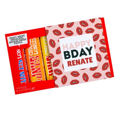 Tony’s Chocolonely | Proeverijtje | Gefeliciteerd met eigen naam | 288g