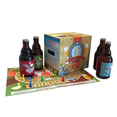 Bierpakket en Ganzenbord | 4x33 cl