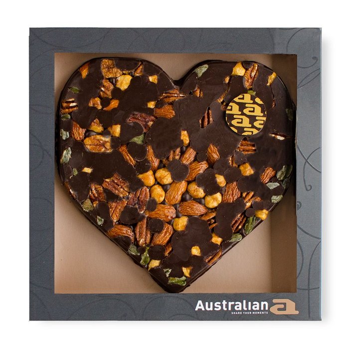 Australian Hart | Pure chocolade en noten | 220g