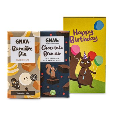 Gnaw Chocolate | Happy Birthday | 2 repen | 200gr