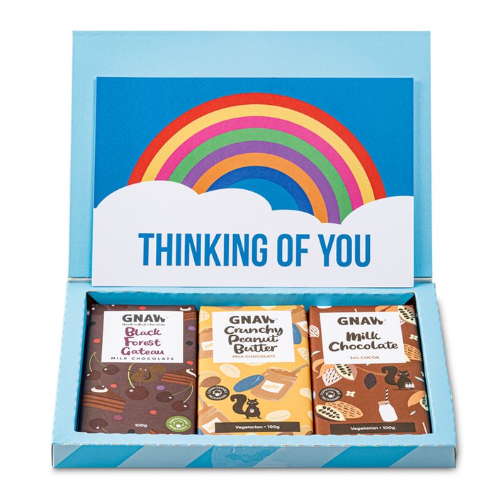 Gnaw Chocolate | Brievenbus Thinking of you | 3 repen