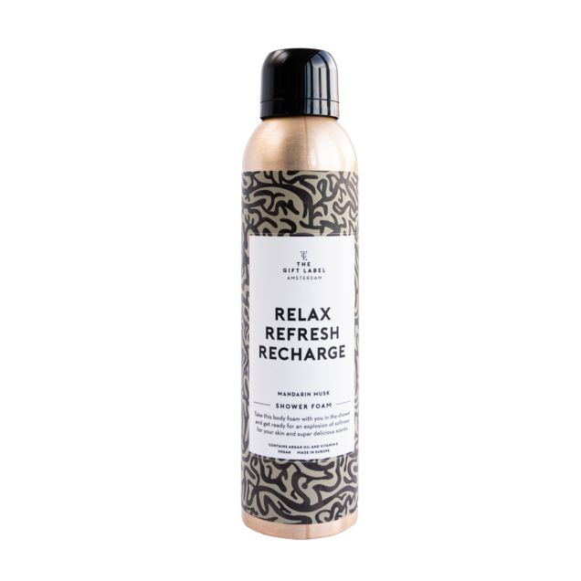 The Gift Label | Shower foam Relax Refresh Recharge