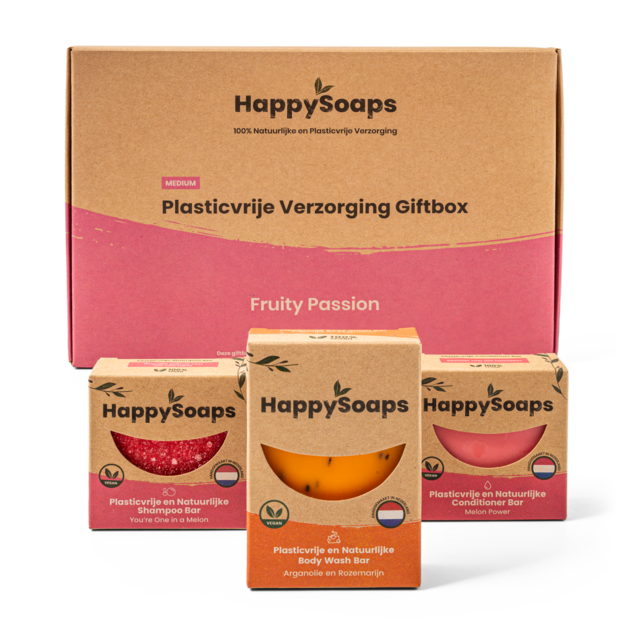 HappySoaps | Plasticvrije giftbox FP | medium