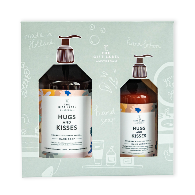 The Gift Label - Handzeep en Handlotion Hugs & Kisses