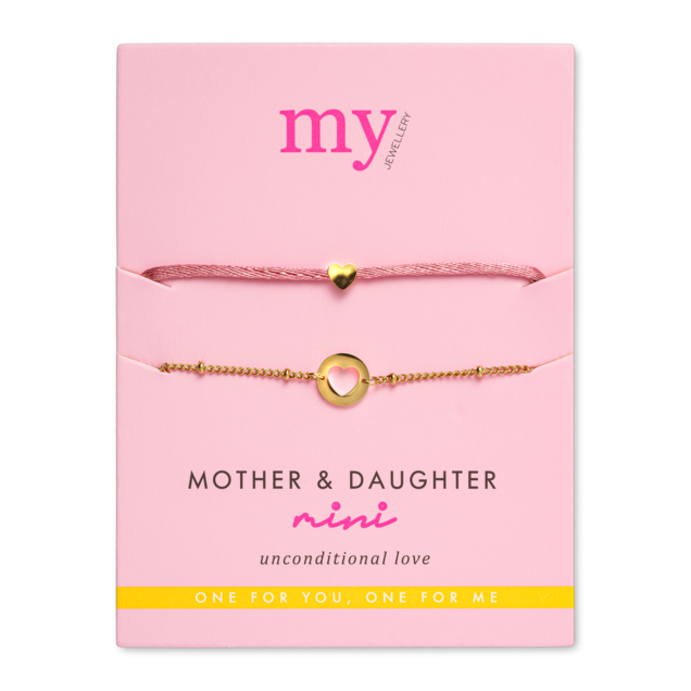 Decoratie band Faial My Jewellery | mini armband moeder-dochter | goudkleurig | Greetz