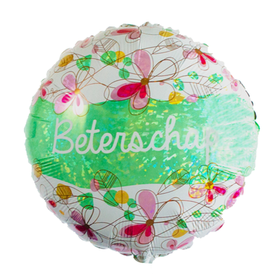 Ballon | Bloemen | Beterschap