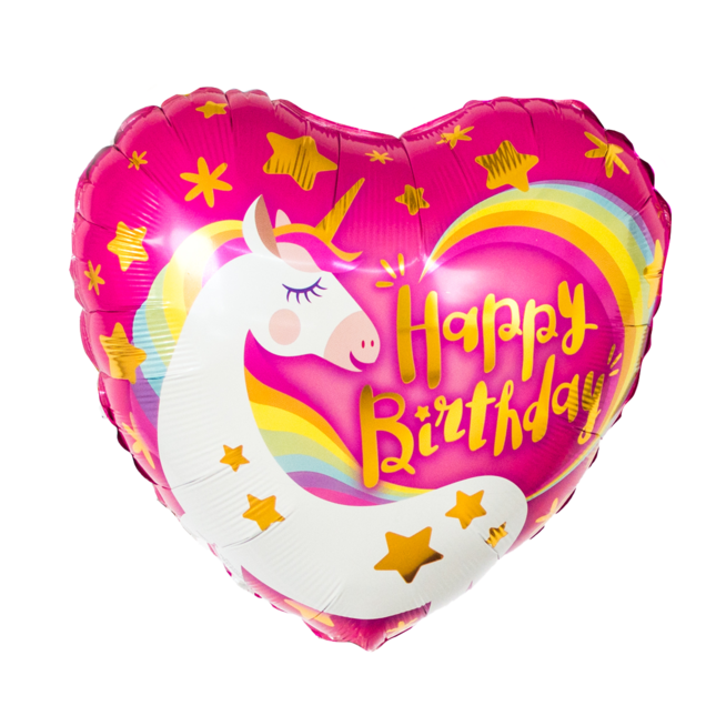 Ballon - Unicorn - Happy Birthday