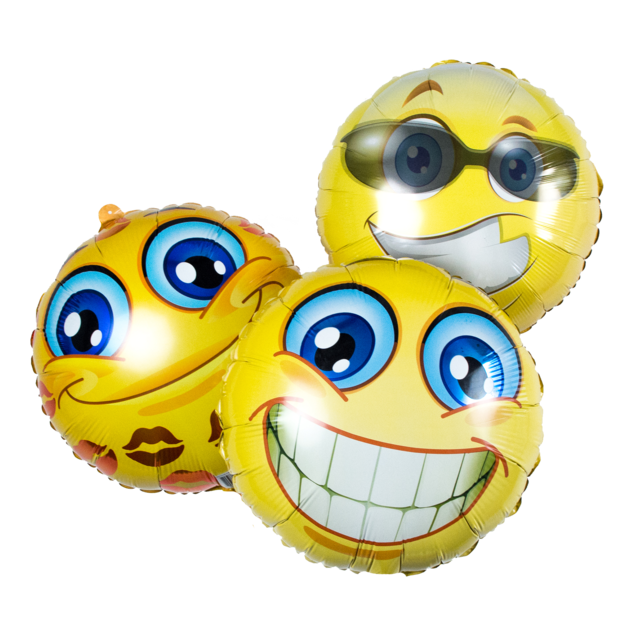 Ballonnen tros - Smiley