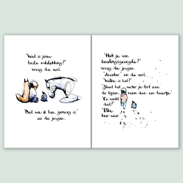 de mol de vos en het paard kaart