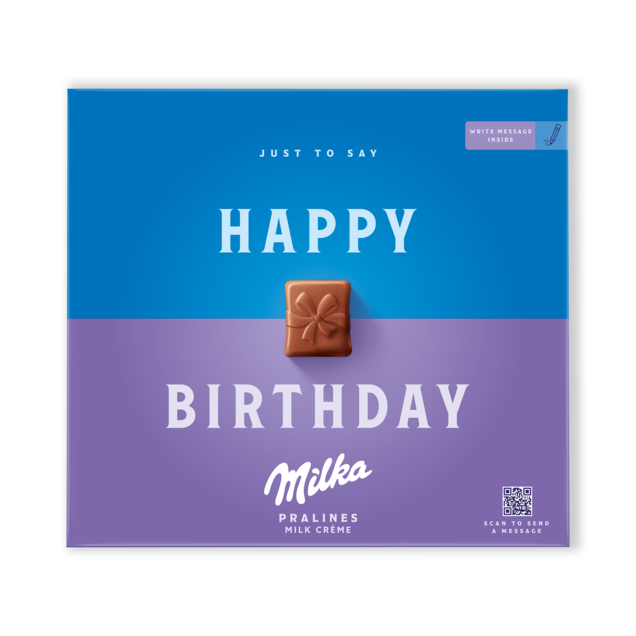 Milka Pralines | Happy Birthday | 20 stuks