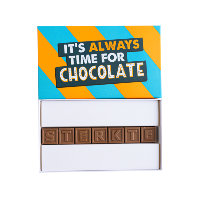 Chocolade telegram | 'Sterkte'