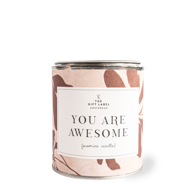 The Gift Label Geurkaars | You Are Awesome