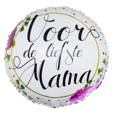 Ballon | Bloemen | Voor de liefste mama