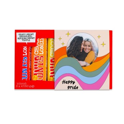 Tony’s Chocolonely | Proeverijtje | Happy Pride met eigen foto | 288g