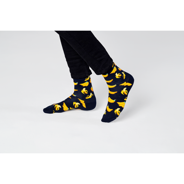 Happy Socks | 1 paar | Bananen | maat 41 - 46