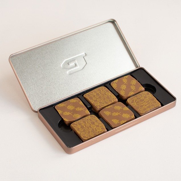 Australian Giftbox - Melk amandel - 6 bonbons