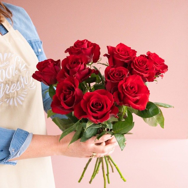 Boeket Liefdevol (10 rozen) + Tony's Love