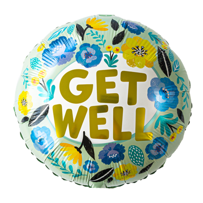 Ballon | Bloemen | Get well