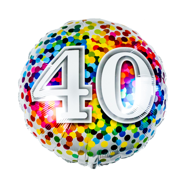Ballon | Rainbow Confetti | 40
