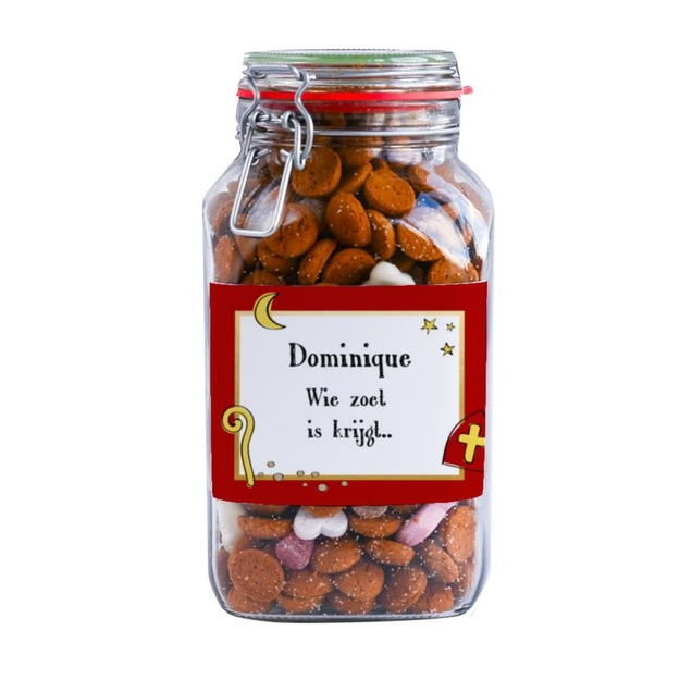 Snoeppot Strooigoed met eigen naam | 0,5 kg