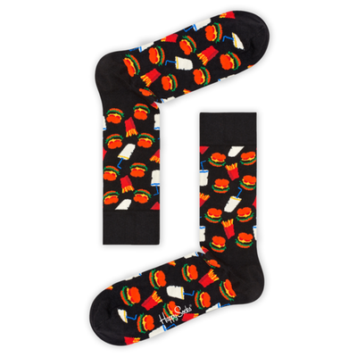 Happy Socks | 1 paar | Hamburger | maat 41 - 46
