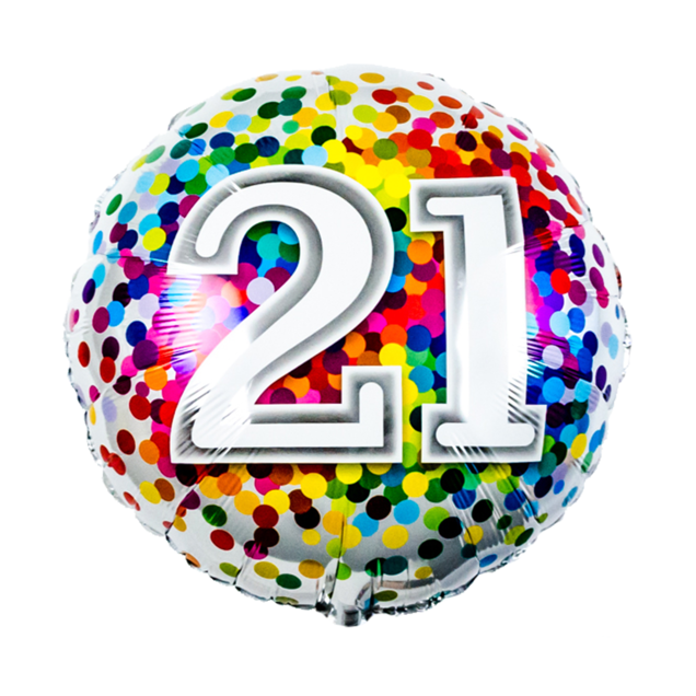 Ballon | Rainbow Confetti | 21