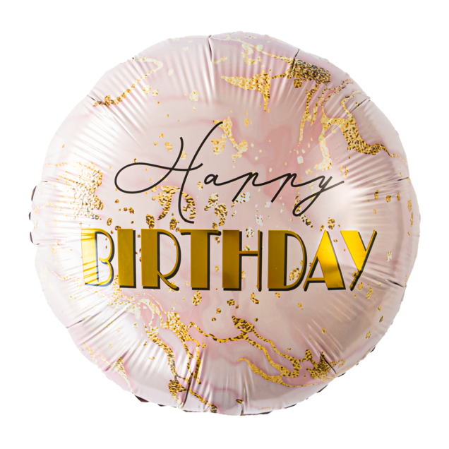 Ballon | Marmer | Happy Birthday