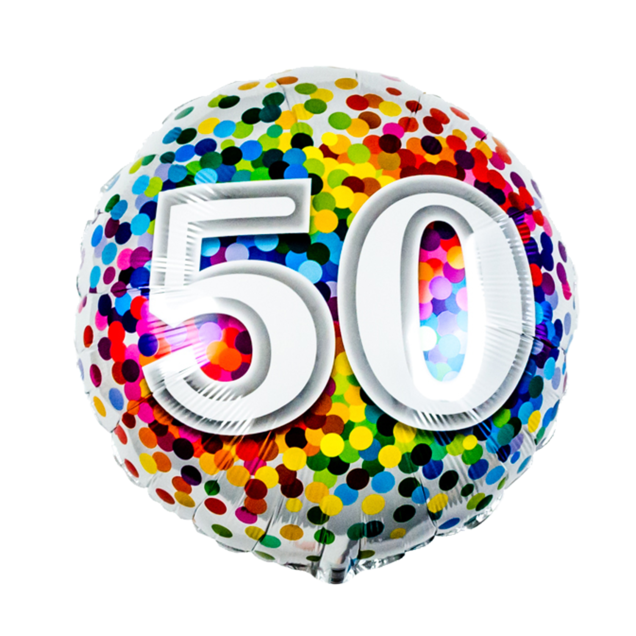 Ballon | Rainbow Confetti | 50