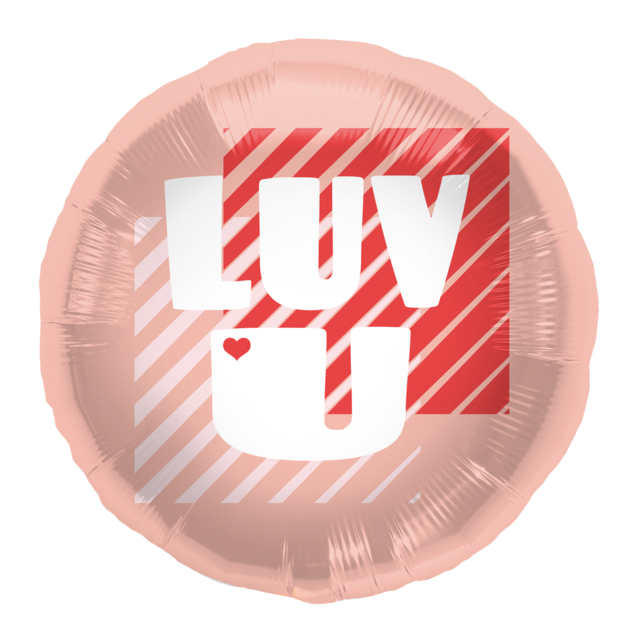Ballon 'Luv u'