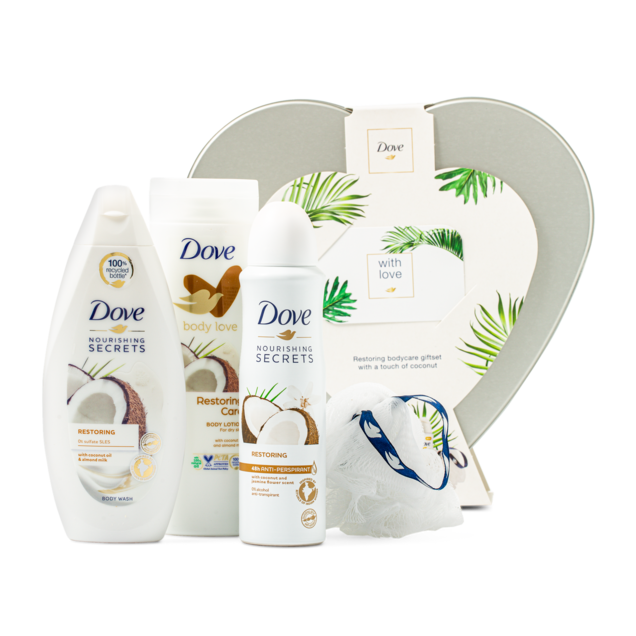 Dove geschenkset - Nourishing Secrets Coconut Hart