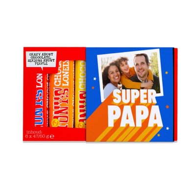 Tony’s Chocolonely | Proeverijtje | Super papa met eigen foto | 288g
