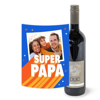 Duc de la Foret | Merlot | Super papa met eigen foto 