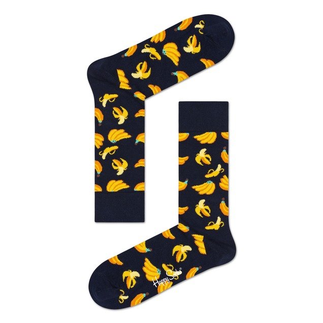 Happy Socks | 1 paar | Bananen | maat 41 - 46