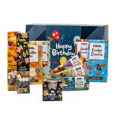 Gnaw Chocolate | Giftbox Happy Birthday | 10 producten | 638gr