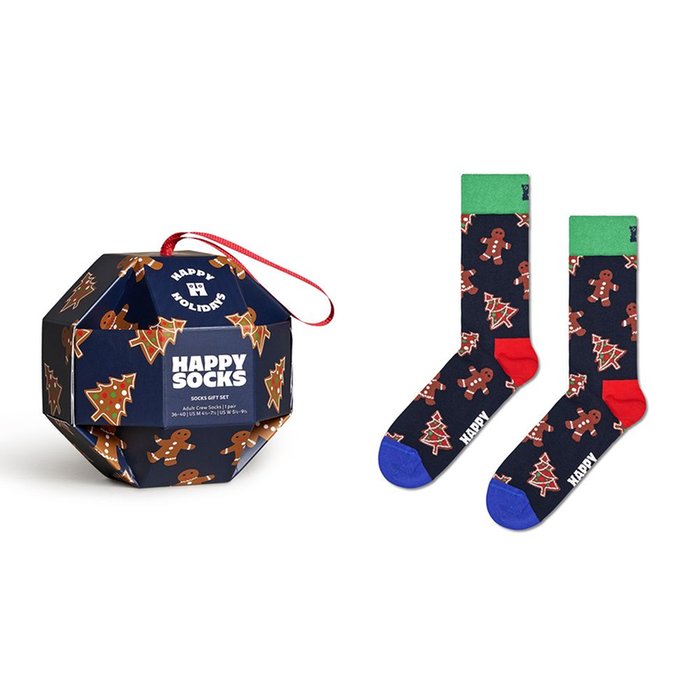 Happy Socks | 1 paar | Giftbox | Kerst | 41 - 46
