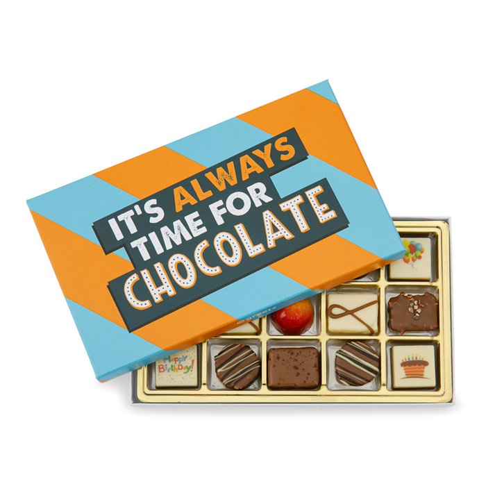 Chocolade telegram | Luxe bonbons | Gefeliciteerd | 180g