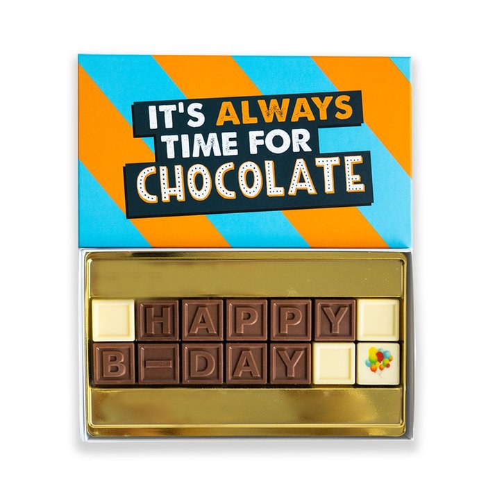 Chocolade telegram | 'Happy Bday'