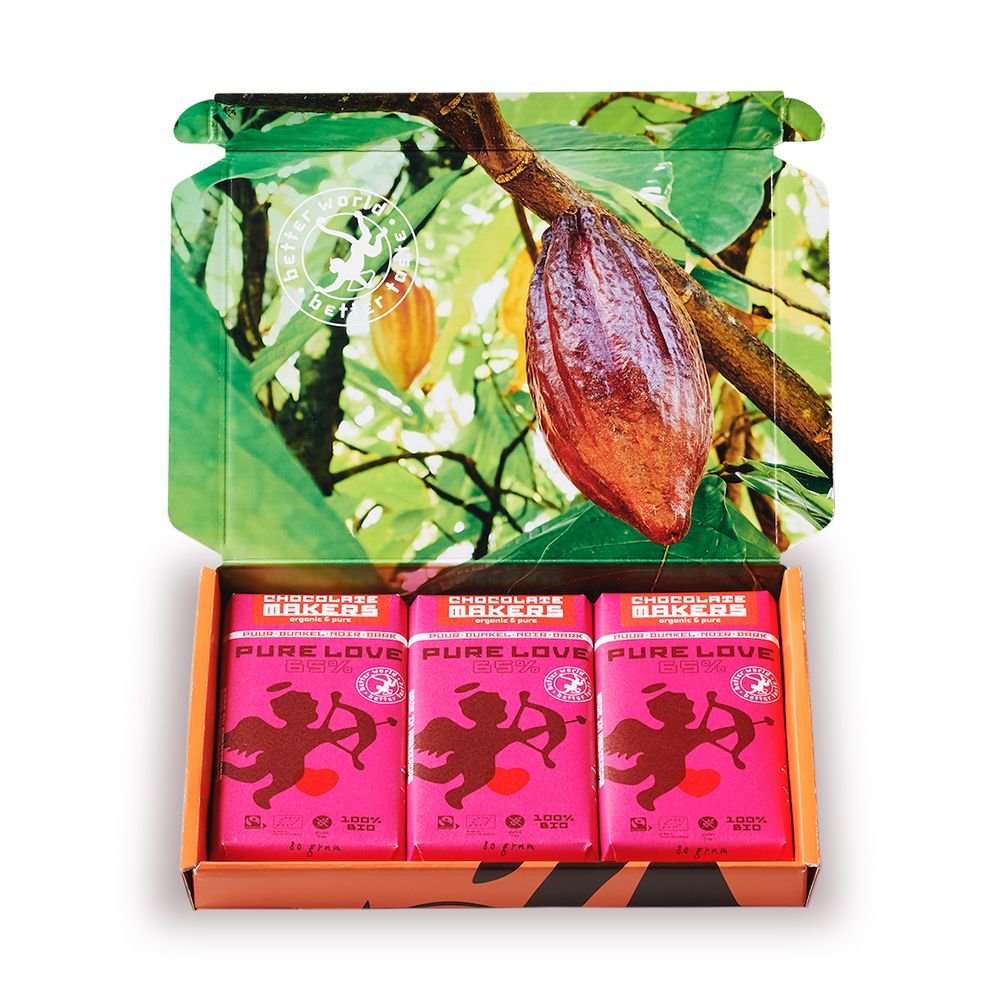 Chocolatemakers - Hungry Hearts box - 3 repen - 240g