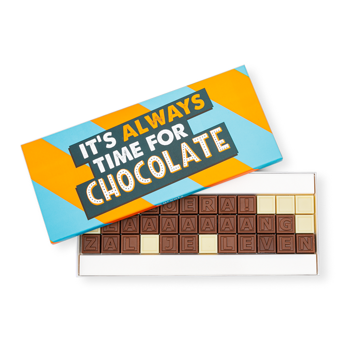 Chocolade telegram | Hoera lang zal ze leven | 345g