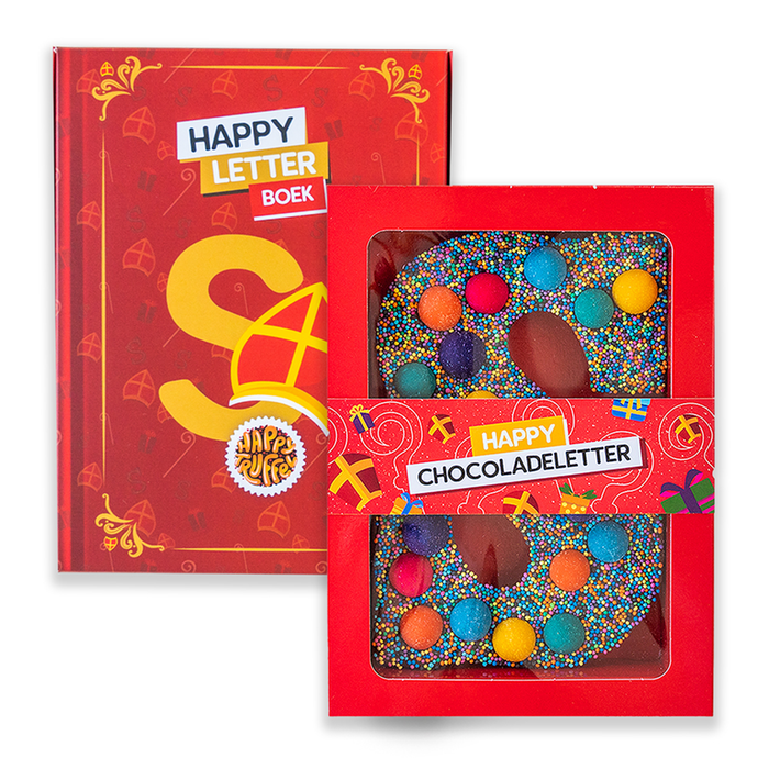 Happy Truffel | Chocoladeletter Sinterklaasboek | 250gr