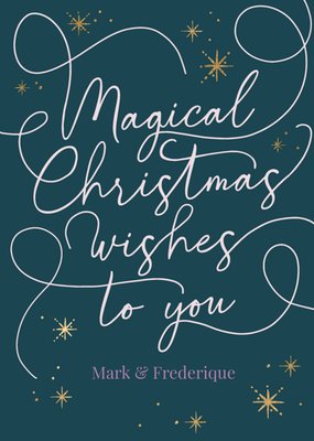 Greetz | Kerstkaart | Magical Christmas wishes | Stel