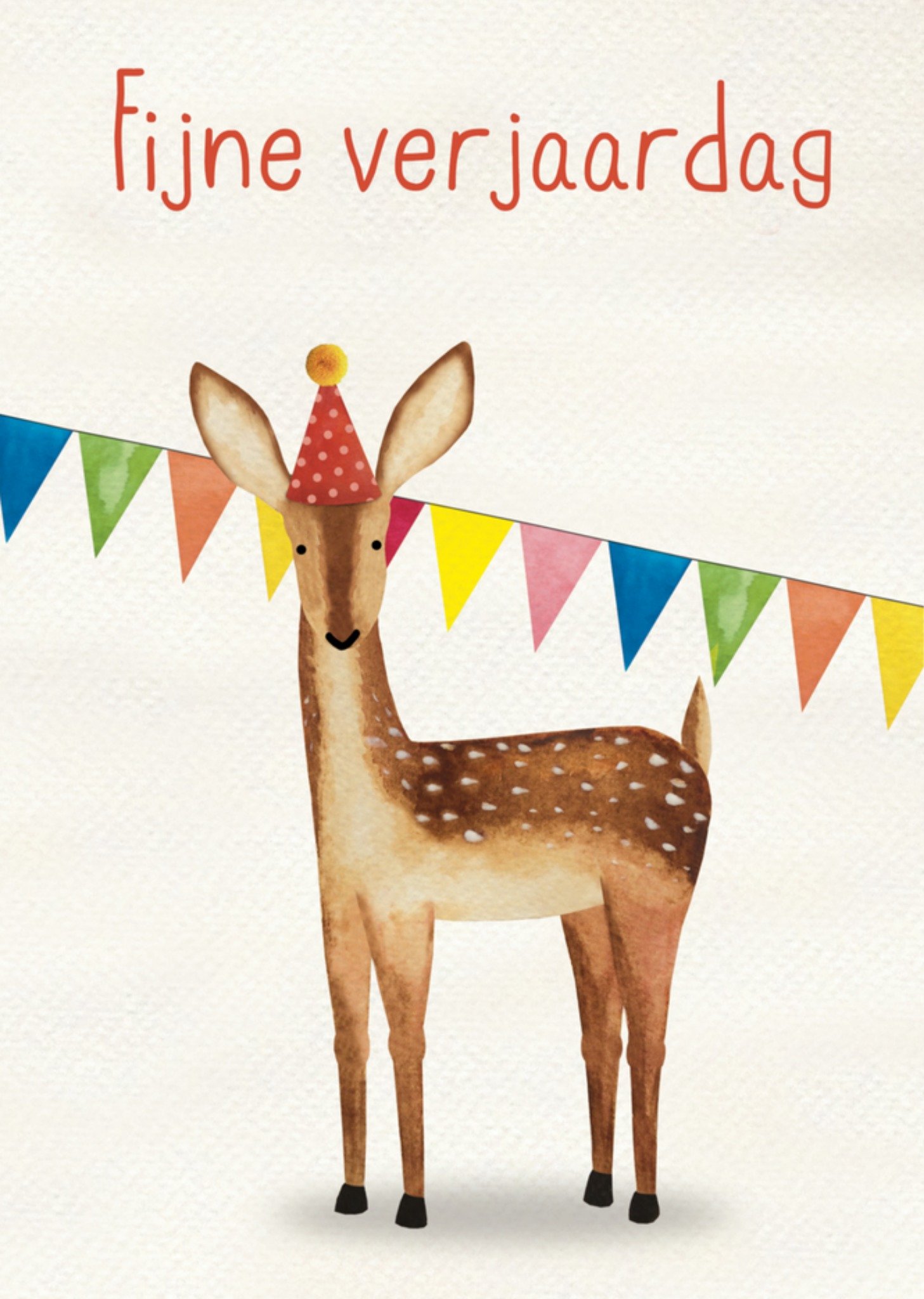 All the best cards - Verjaardagskaart - hertje