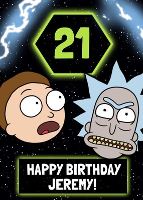 Rick and Morty | Verjaardagskaart | 21