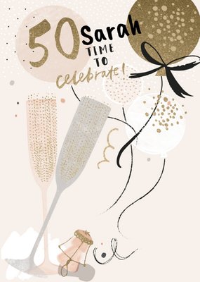 Uk Greetings | Verjaardagskaart | 50 Sarah